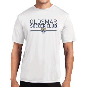 Oldsmar Soccer Club Short Sleeve Performance Shirt - White ST350-OSCWhi