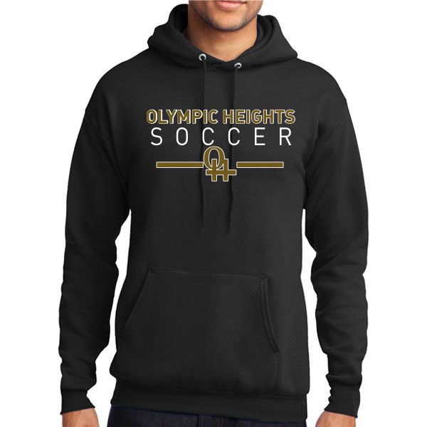 Olympic Heights Hooded Sweatshirt - Black PC78H-OH