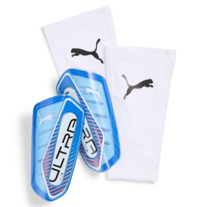 Puma Ultra Flex Shin Guard - Ultra Blue/White/Glowing Red 030987-04