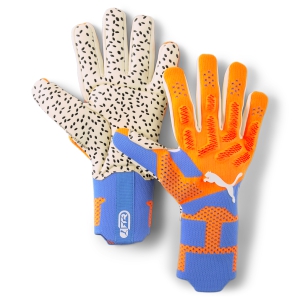 Puma FUTURE Ultimate Negative Cut Goalkeeper Gloves - Ultra Orange/Blue Glimmer 041841-01
