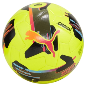 Puma Orbita 2 TB FQP Soccer Ball Size 5 - Lemon Tonic/Multicolor 08432303010101
