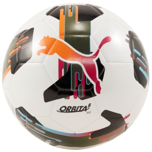 Puma Orbita 6 MS Soccer Ball - White/Multicolor 084335-01