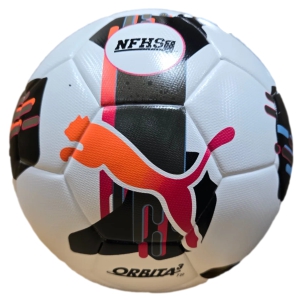 Puma Orbita 3 TB NFHS Soccer Ball Size 5 - White/Multicolor 08433701010101