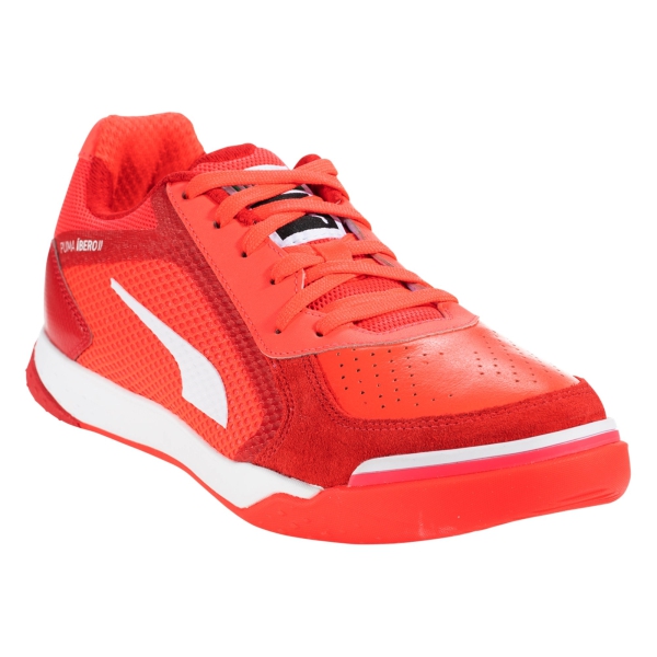 Puma Ibero II IN - Sunblaze/White/Urban Red Indoor 106567-01