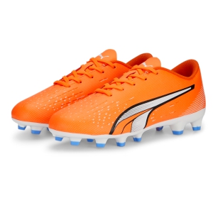 Puma Junior ULTRA Play FG/AG - Supercharge Pack - Ultra Orange/White/Blue Glimmer 107233-01