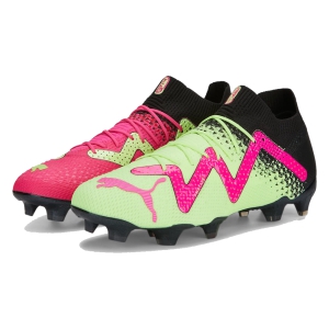 Puma FUTURE Ultimate Tricks FG/AG - SPECIAL EDITION - Black/Ravish/Fast Yellow 107325-01