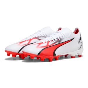 Puma ULTRA MATCH FG/AG - White/Red 107347-01