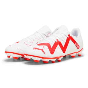 Puma FUTURE Play FG/AG - White/Red 107377-01