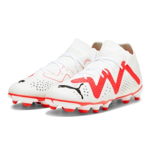 Puma Junior FUTURE Match FG/AG - White/Red 107384-01