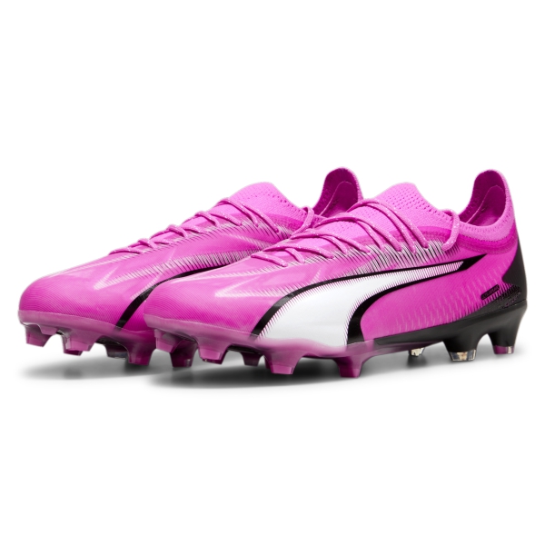 Puma ULTRA ULTIMATE FG/AG - Poison Pink/White/Black 107744-01