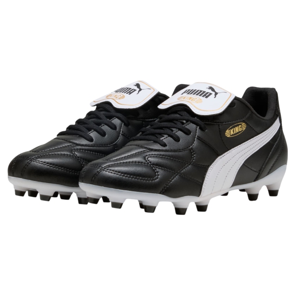 Puma King Top FG - Black/White 108472-01