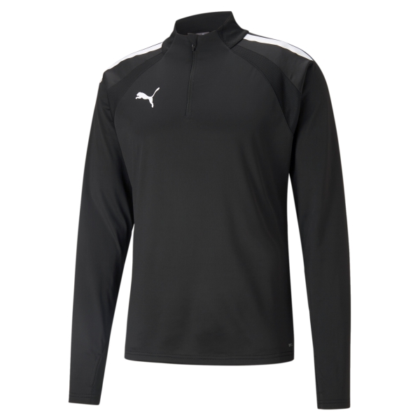 Puma Team Liga 25 Training 1/4 Zip Top - Black/White 657236-03