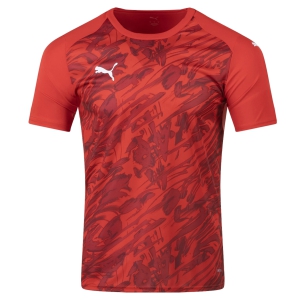 PUMA Team Final Graphic Jersey - Red/White