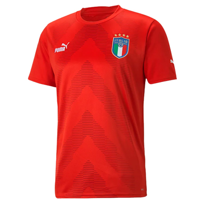 PUMA Italy Goalkeeper Jersey 2022 - Red/White 765664-05