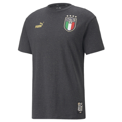 Puma Italy FIGC ftblCulture Tee 2022-23 - Dark Grey 767134-09