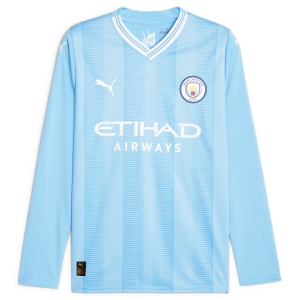Puma Manchester City Long Sleeve Home Jersey 2023-2024 770439-01