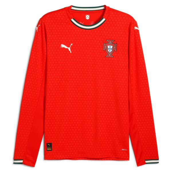 Puma Portugal Home Long Sleeve Jersey 2025-2026 779191-01
