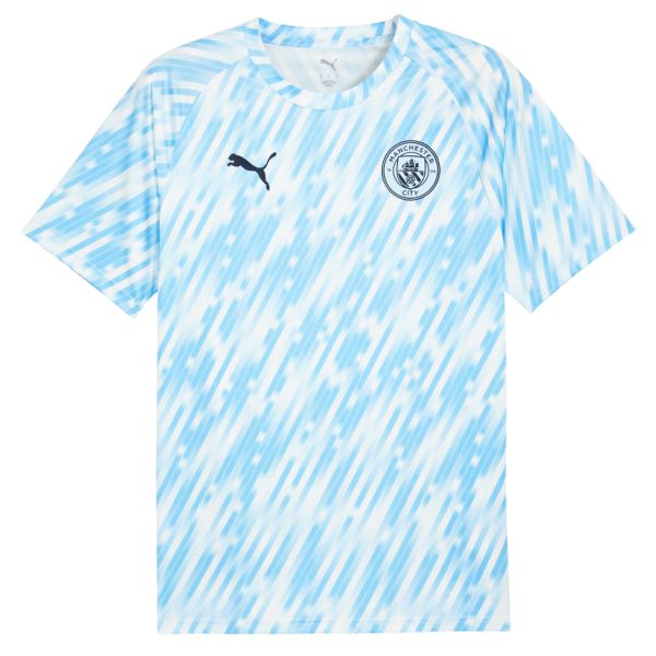 Puma Manchester City Warm-Up Jersey 2025-2026 - Silver Sky 782167-10