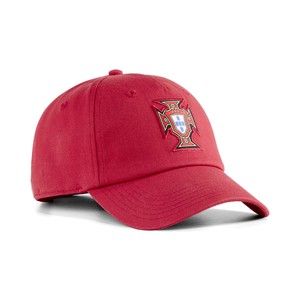 PUMA Portugal ftblEssentials Cap - Club Red/Green Lagoon 027088-01