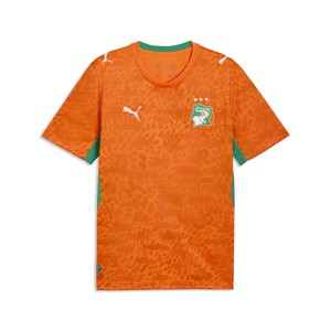 PUMA Ivory Coast Home Jersey 2026 - Rickie Orange/Sport Green 783182-01