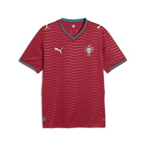 PUMA Portugal Home Jersey 2026 - Club Red/Green Lagoon 783278-01