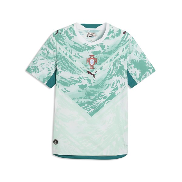 PUMA Portugal Authentic Away Jersey 2026 - PUMA White/Green Lagoon 783286-02