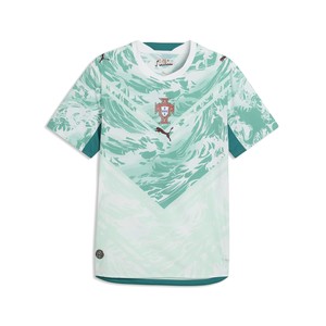 PUMA Portugal Authentic Away Jersey 2026 - PUMA White/Green Lagoon 783286-02