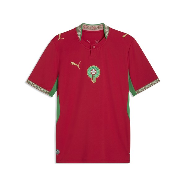PUMA Morocco Home Jersey 2026 - Fast Red/Victory Gold 783317-01