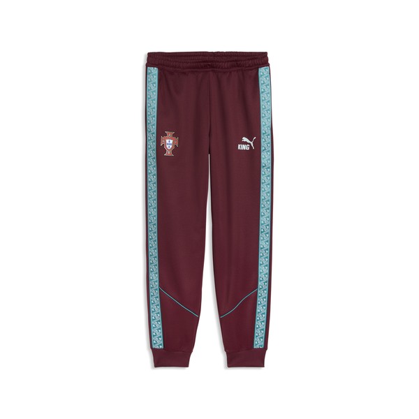 PUMA Portugal KING Anthem Pants 2026 - Ruby Shimmer/Sea Glass 784834-24