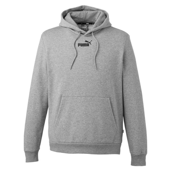 Puma Essential Fleece Hoodie - Grey/Black - 65658033 - AuthenticSoccer.com