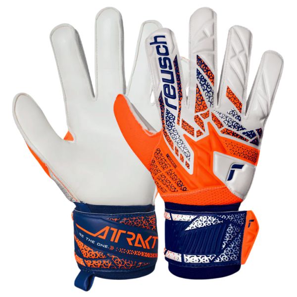 Reusch Attrakt Solid Goal Keeping Gloves - Energize Pack 5570516