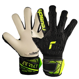 Reusch Junior Attrakt Freegel Gold Finger Support Goal Keeping Gloves 5472130