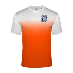 Rise FC Ombre Tee Training Jersey - White/Orange RFC-420300