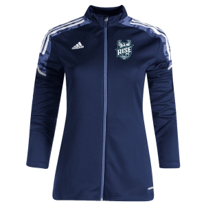Rise FC adidas Women's Condivo 21 Training Jacket - Team Navy Blue/White RFC-GK9575