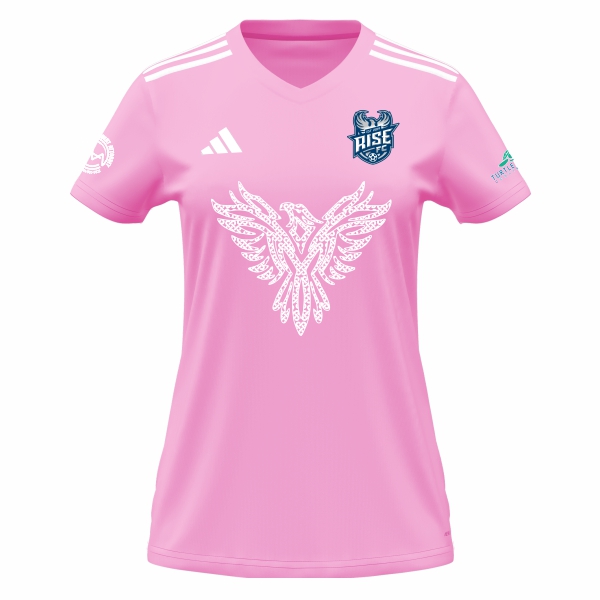 Rise FC adidas Women's Mi Entrada 22 Jersey - Light Pink/White RFC-IA0406