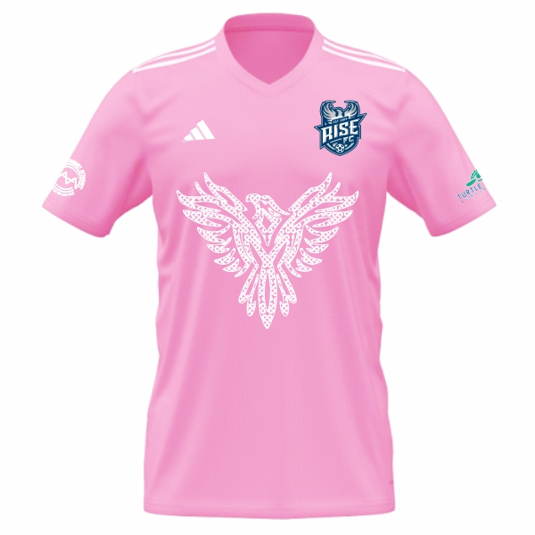 Rise FC adidas Mi Entrada 22 Jersey - Light Pink/White RFC-IA0413