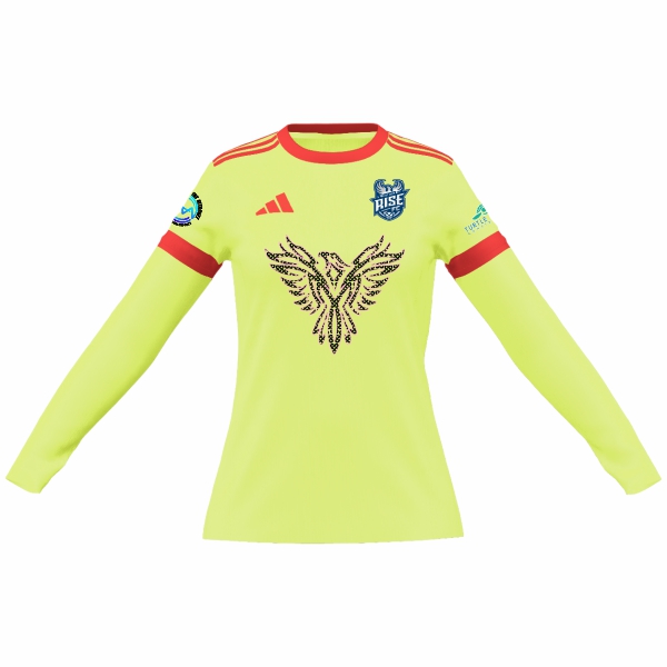 Rise FC adidas Women's Mi Squadra 25 Goalkeeper LS Jersey - Semi Solar Yellow/Solar Red RFC-JD7377