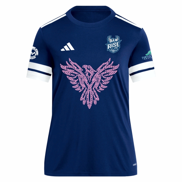 Rise FC adidas Women's Squadra 25 Jersey - Navy/White RFC-JI9987