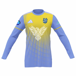 Rise FC adidas Mi Squadra 25 Goalkeeper LS Jersey - Light Blue/Yellow RFC-JJ2513