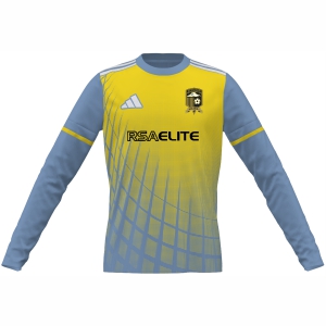 Rainier Soccer Alliance Elite adidas Youth Mi Squadra 25 Goalkeeper LS Jersey - Light Blue/Yellow RSA-JJ2512