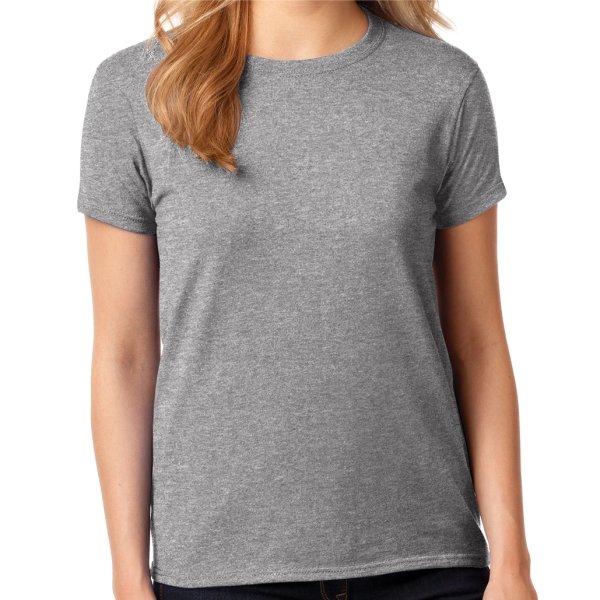 Gildan 5000L Cotton Women's T-Shirt - Sport Grey - AuthenticSoccer.com