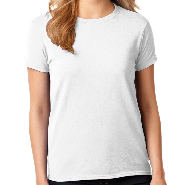 Gildan 5000L Cotton Women's T-Shirt - White 5000LWhi