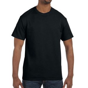 Gildan 5000 Cotton T-Shirt - Black G5000Blk