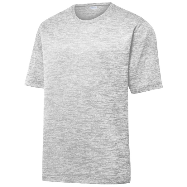 Sport Tek Heather Shirt Silver/Electric