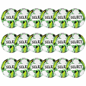 SELECT Club DB V22 Soccer Ball - White/Green - 18 Pack CLUBDBWHGRN-18Pk
