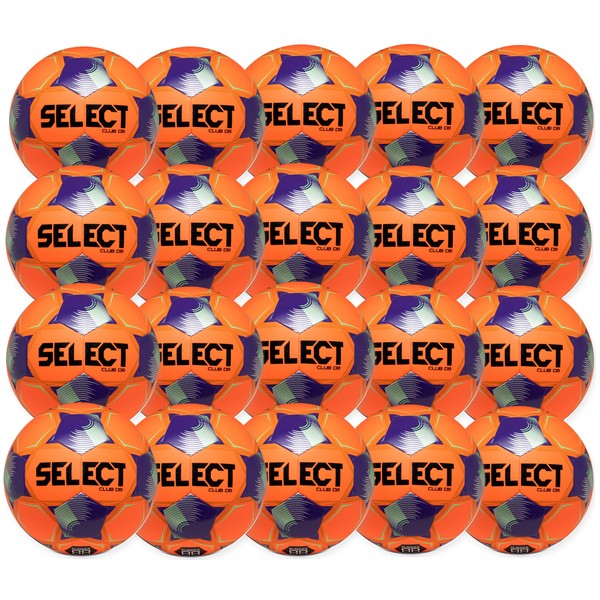 SELECT Club DB V26 Soccer Ball - Orange/Purple - 20 Pack CLUBDBV26OP-20Pk