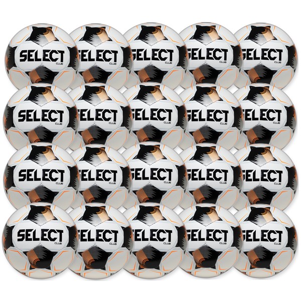 SELECT Club DB V26 Soccer Ball - White/Black - 20 Pack CLUBDBV26WK-20Pk