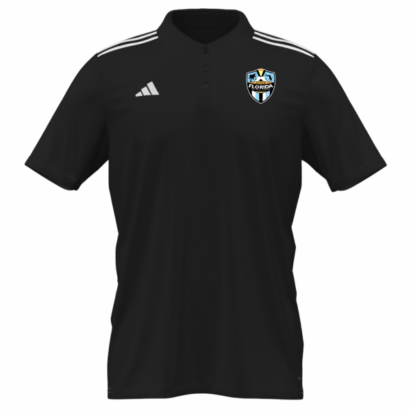 South Florida Football Academy adidas miEntrada Polo Shirt - Black/White SFFA-IA0419