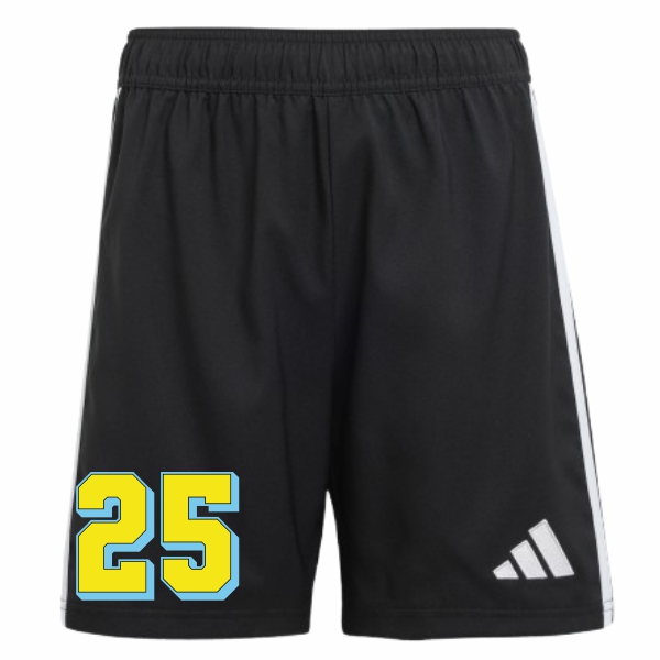 South Florida Football Academy adidas Tastigo 25 Shorts - Black/White SFFA-JN7155
