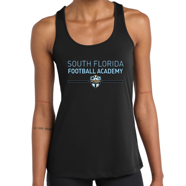 South Florida Football Academy Women's Racerback Tank - Black SFFA-LST356BK-2